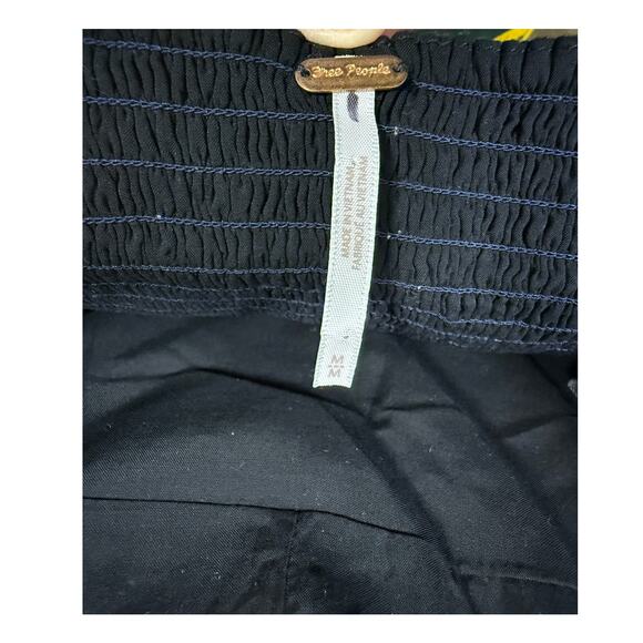 Free People Floral Halter Top Stretch Size Women's Medium Boho Festival - Picture 7 of 8